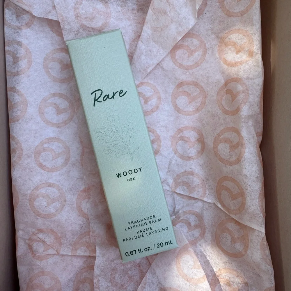 NWT RARE BEAUTY Woody Oak Fragrance Layering Balm